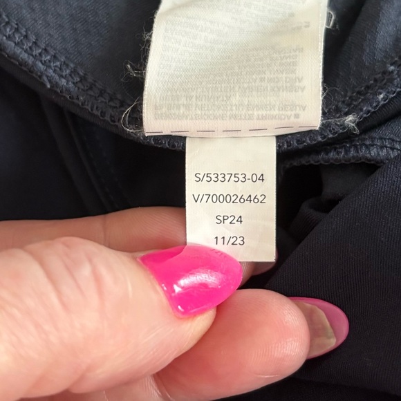 Athleta Fairway High Rise Golf Pant Navy Blue size 14 Sporty Outdoor Athleisure - Picture 5 of 5